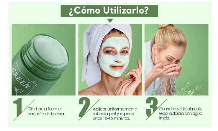 Green Mask™ - Mascarilla Facial Hidratante y Purificante