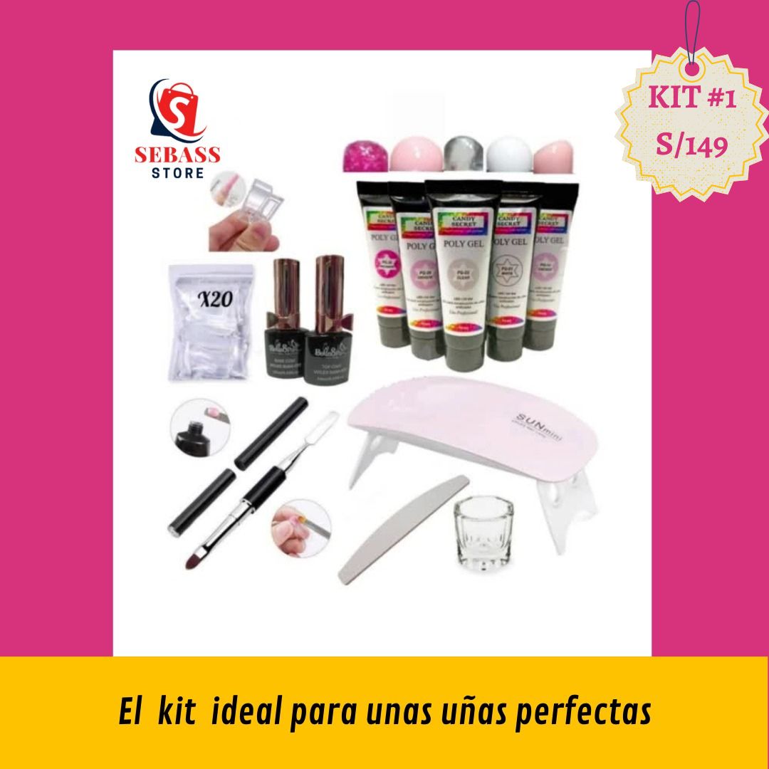 "Kit de uñas acrilicas Profesionales"