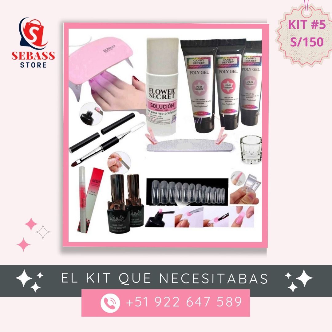 "Kit de uñas acrilicas Profesionales"